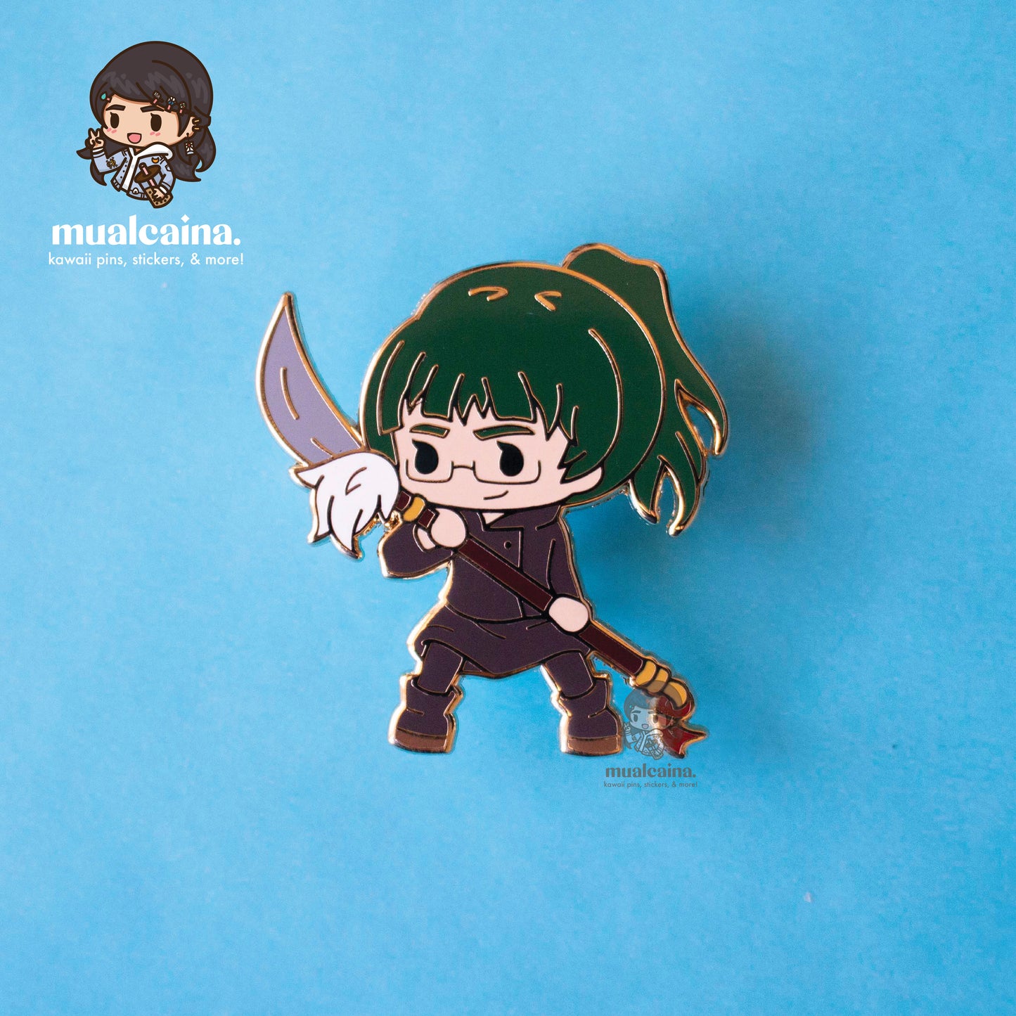 Anime Chibi Sorcerer Enamel Pins