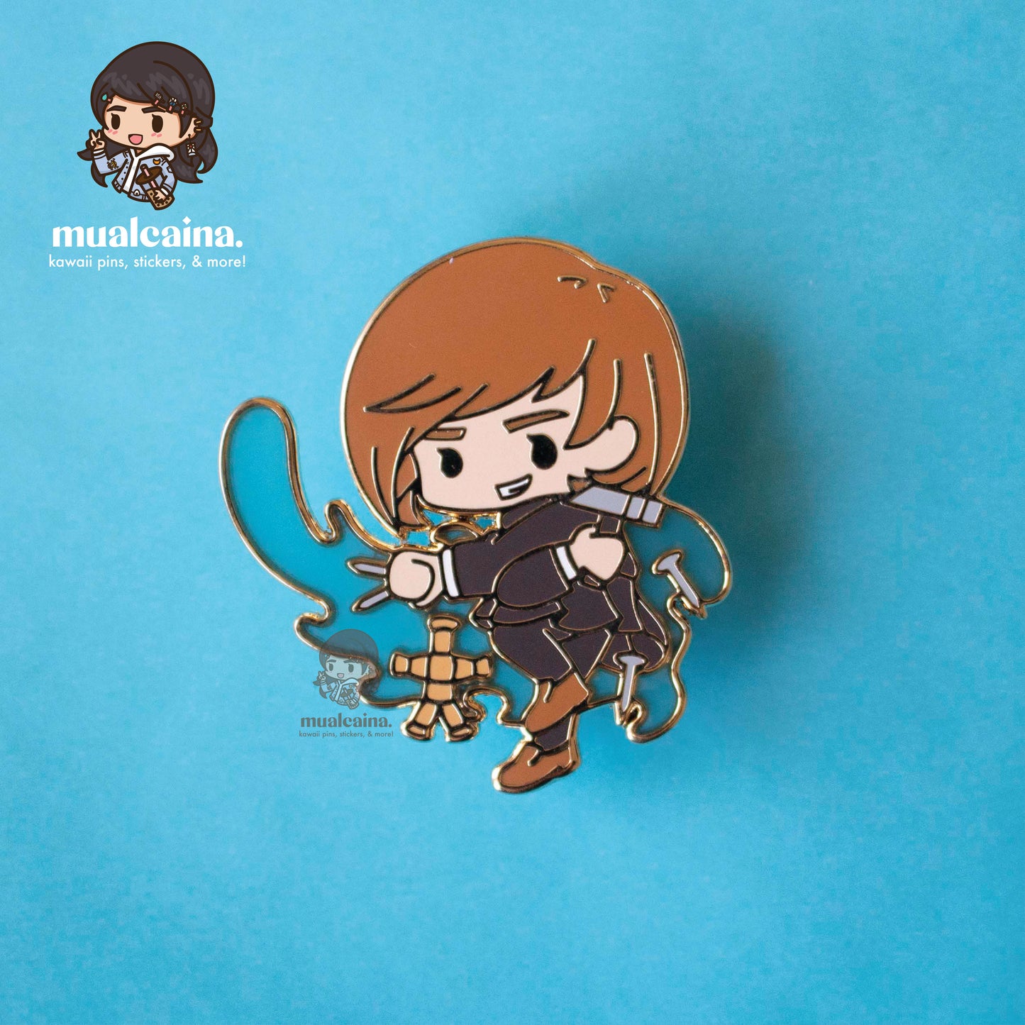 Anime Chibi Sorcerer Enamel Pins